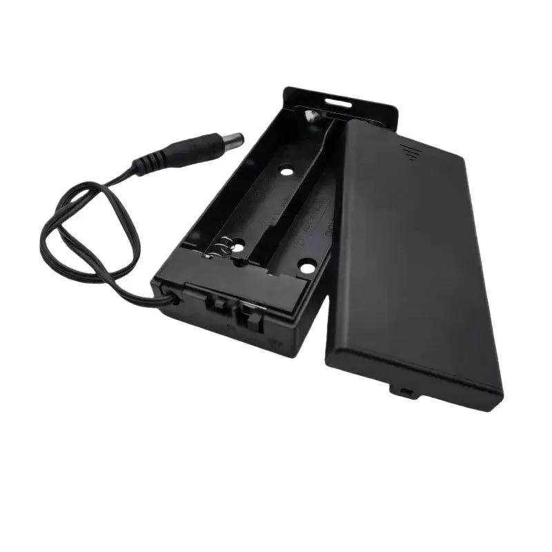 1/4Pcs 2 Section 7.4V DIY Battery Holder 18650x2 Battery Case With ON/OFF DC 5.5x2.1 Plug Battery Storage Box
