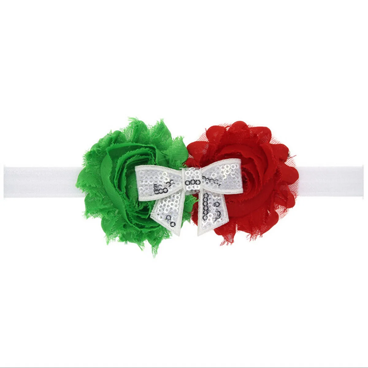 

4pcs Children Headband Baby Girl Headdress Toddler Hair Flower Bow Chiffon Hairband Stretchy Crochet For Party Gifts