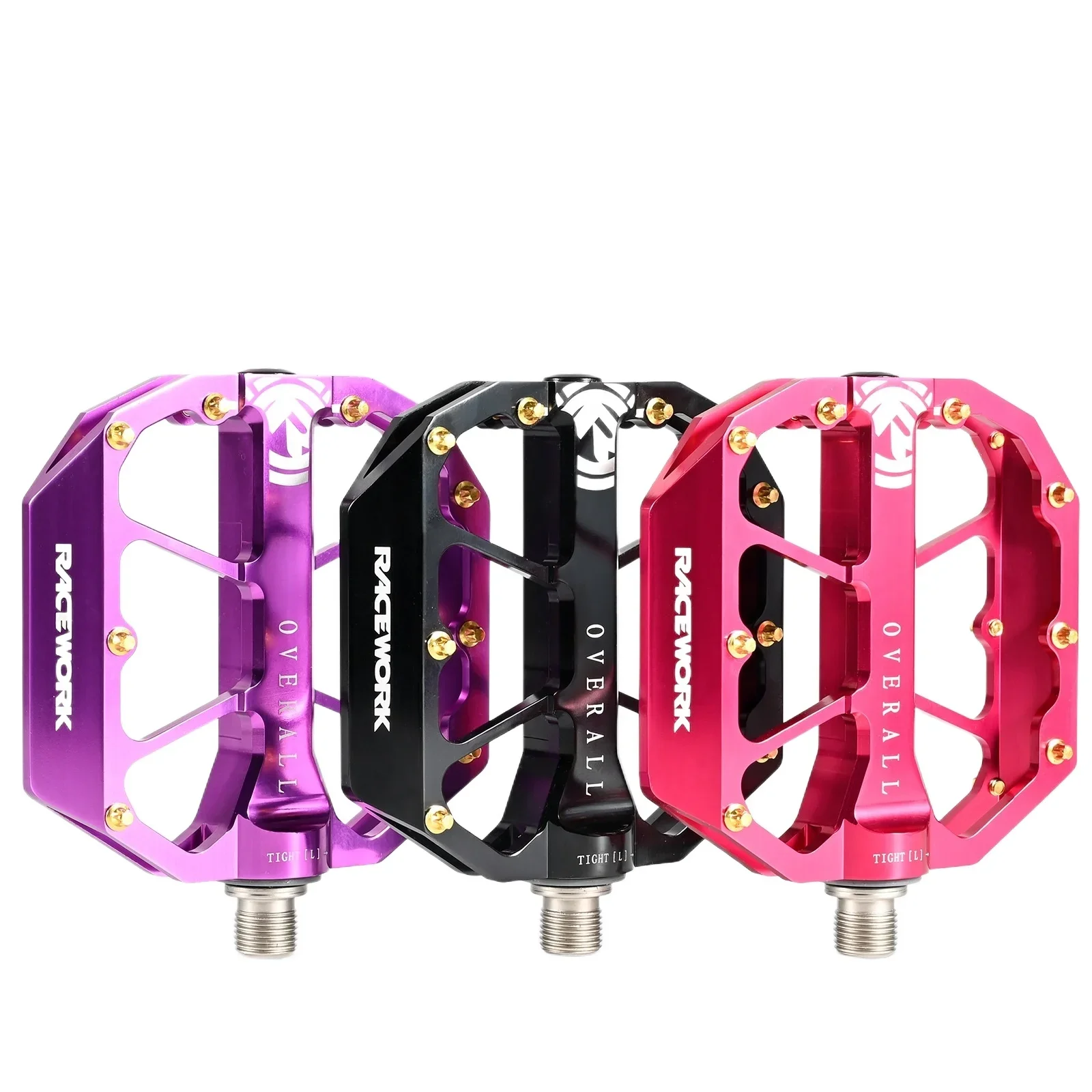 MTB Road Bike Flat Pedals 3 Sealed Bearings CNC Bicycle Pedals BMX Mountain Bike Wide Platform Pedals Cycling Accessories Parts