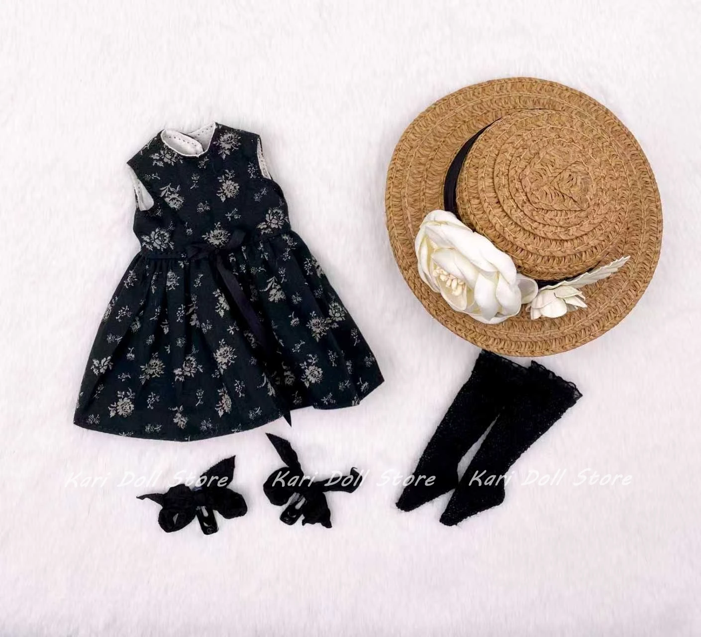 

Kari Doll Clothes and skirts 2026 Handmade black rose short skirt fairy doll set for Landazz Landoudou Doll