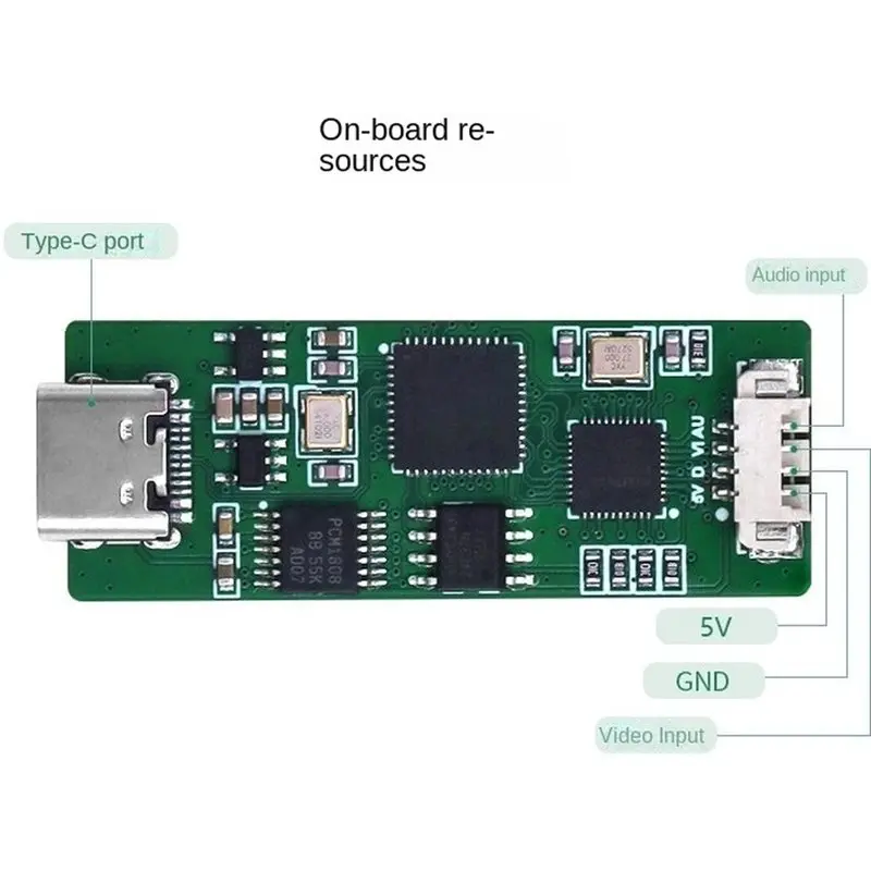 Reliable-AHD Video Signal Adapter Board Audio Input-USB-C Interface, Plug And Play, No USB Driver Required,AHD Video Signal Adap