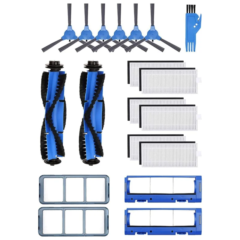 A74X-pour Eufy Robovac 11S 15T 30 30C 15C 12 25C 35C11S PLUS Kit de pièces de rechange filtre pré-filtre rouleau brosse latérale crique