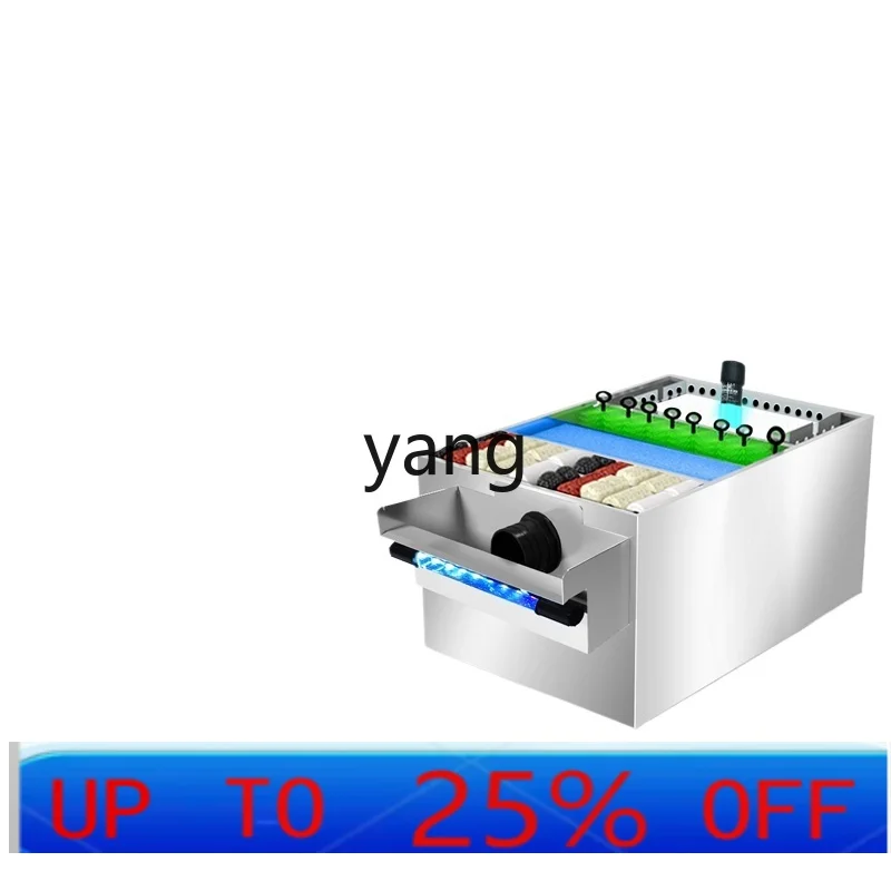 CX  fish pond filter stainless steel tank water circulation water pump system filter material device