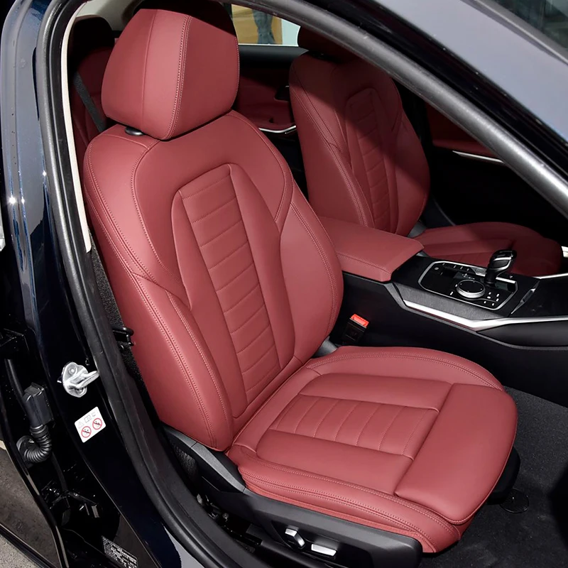2025 Custom FOR Car Accessories Seat Cover for 5 Seats Leather for Bmw X3 X5 X1 e46 e90 f30 f10 e39 f20 g20 e36 e87 g30 e92 e70