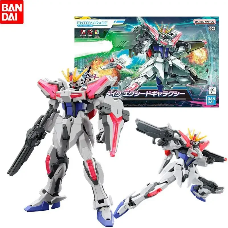 

In Stock Bandai Original Entry Grade Eg 1/144 Build Strike Exceed Galaxy Action Figure Assembly Model Collectible Doll Gift toys