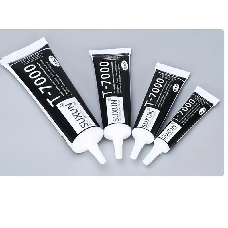 15/25/50/110ml T7000 Black Repair Adhesive Glue Tablet Electronic Components Repair Liquid Glue Jewelry Craft Adhesive Glue