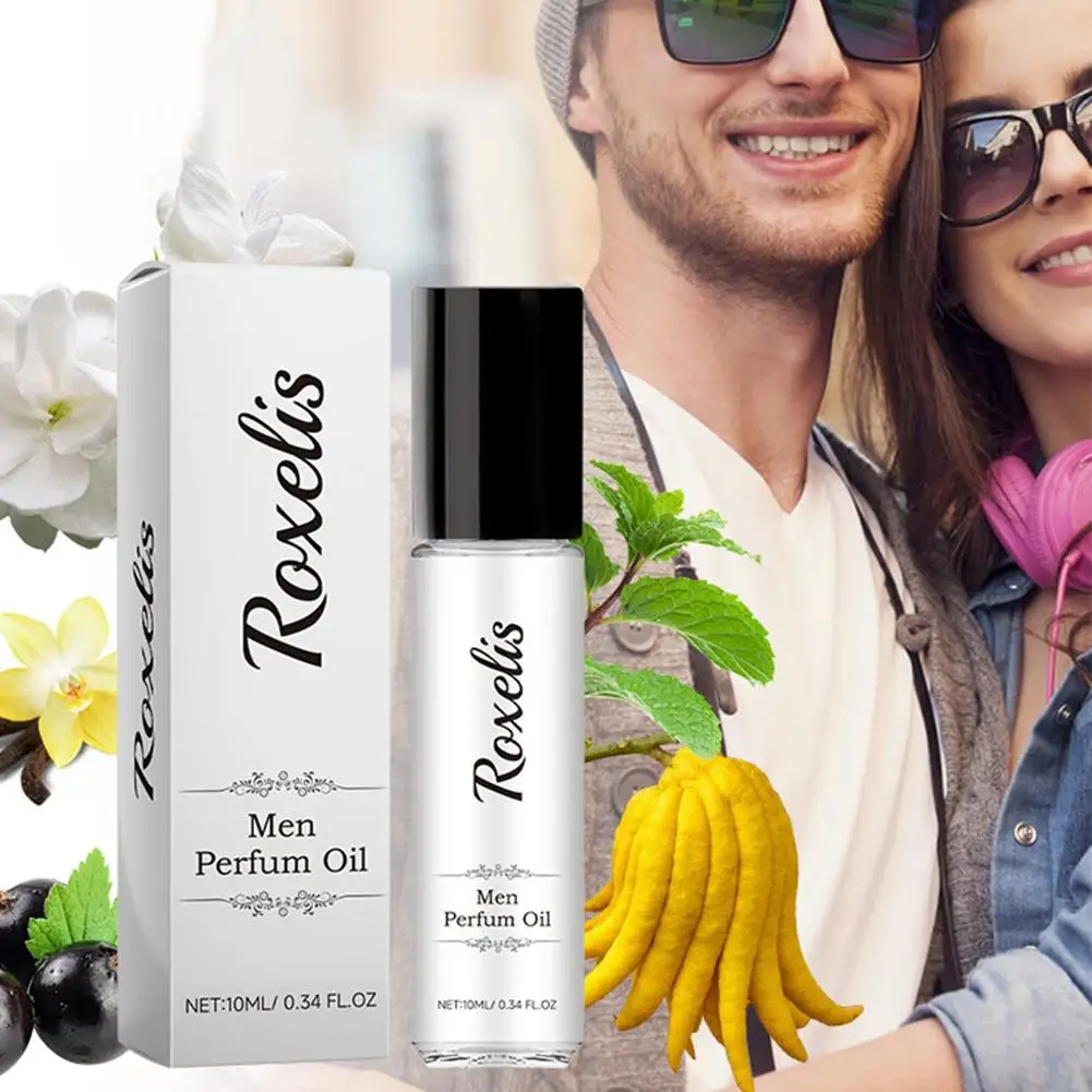 Roxelis Men Perfum Oil Is Fresh, Elegant, Not Pungent, 0.34 Ball Fragrance Portable Natural, And Small Oz Delicate, X8Q1