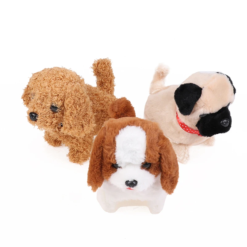 Offerta festiva: giocattolo robot elettrico per cani da compagnia; Peluche realistico, simulazione che parla e camminando; Regalo di Natale ideale per i bambini.