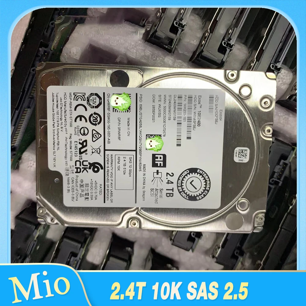 HDD For Enterprise Server Hard Disk 2.4T 10K SAS 2.5