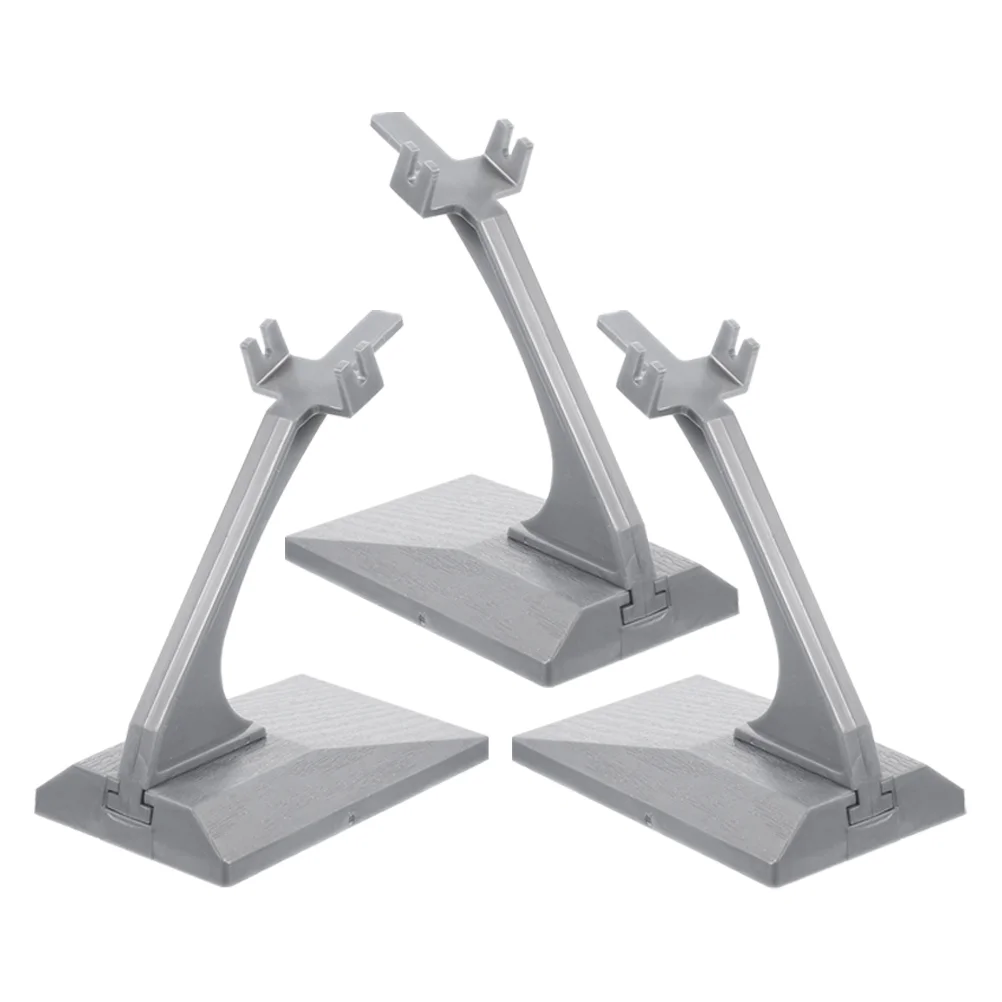 3 Pcs Aircraft Model Stand Plane Display Support Show Rack Shelf Supply for Desk Holder Toy