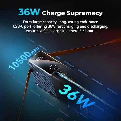 For SMALLRIG 10500mAh USB-C Replacement Battery LED Light   Fast 36W PD Charging Fully Charged for FX3/A7 IV/A7S for Canon