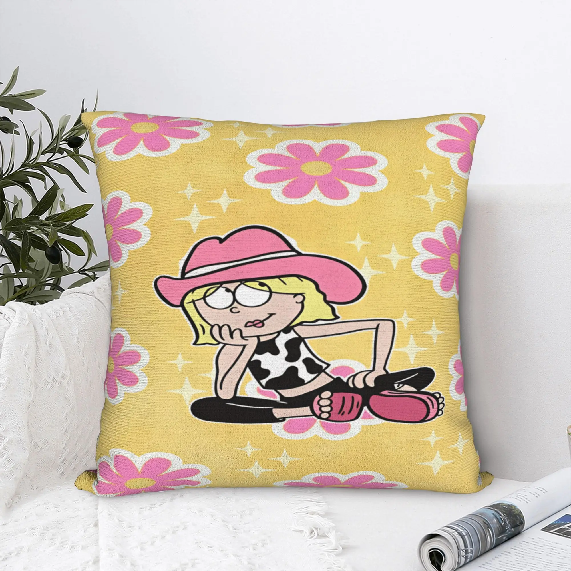 Lizzies Cartoon McGuires Pillow Case  Comfy Pillow Cover Morden Pillowcases For Sofa Home Decor