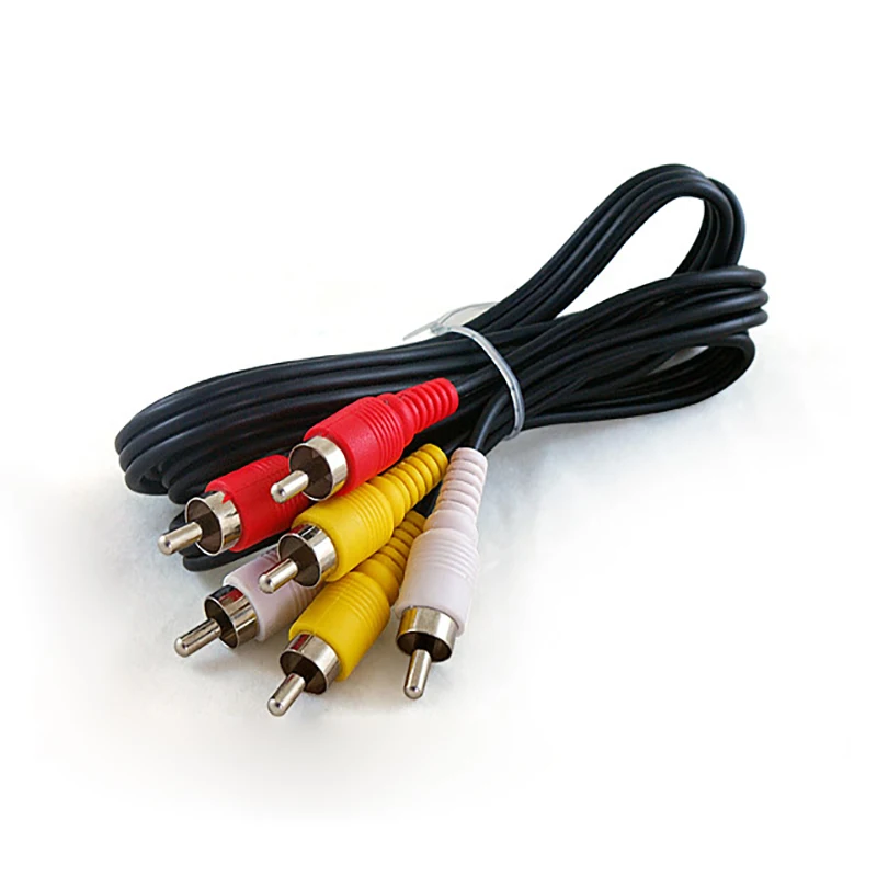 1.5M 3 RCA Male to 3 RCA Male/female connector Composite Audio Video AV extension Cable Plug Cables ﻿ ﻿