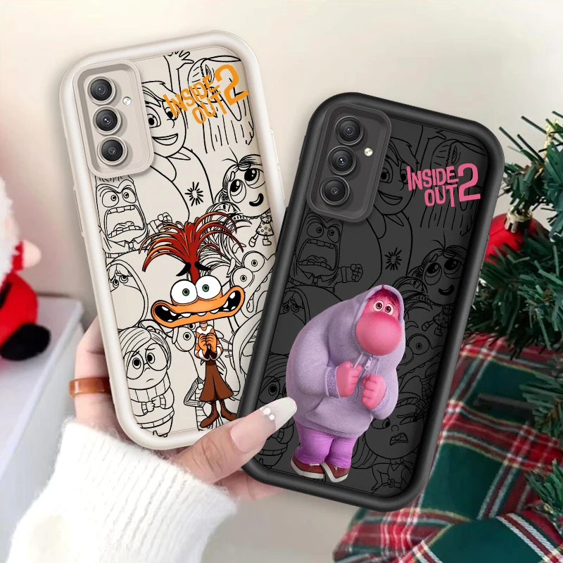 

Disney Inside Out 2 Cute For Samsung Galaxy S25 S24 S23 S22 S21 S20 Ultra Plus FE 5G Eye Ladder Phone Case Soft TPU Cover Cover