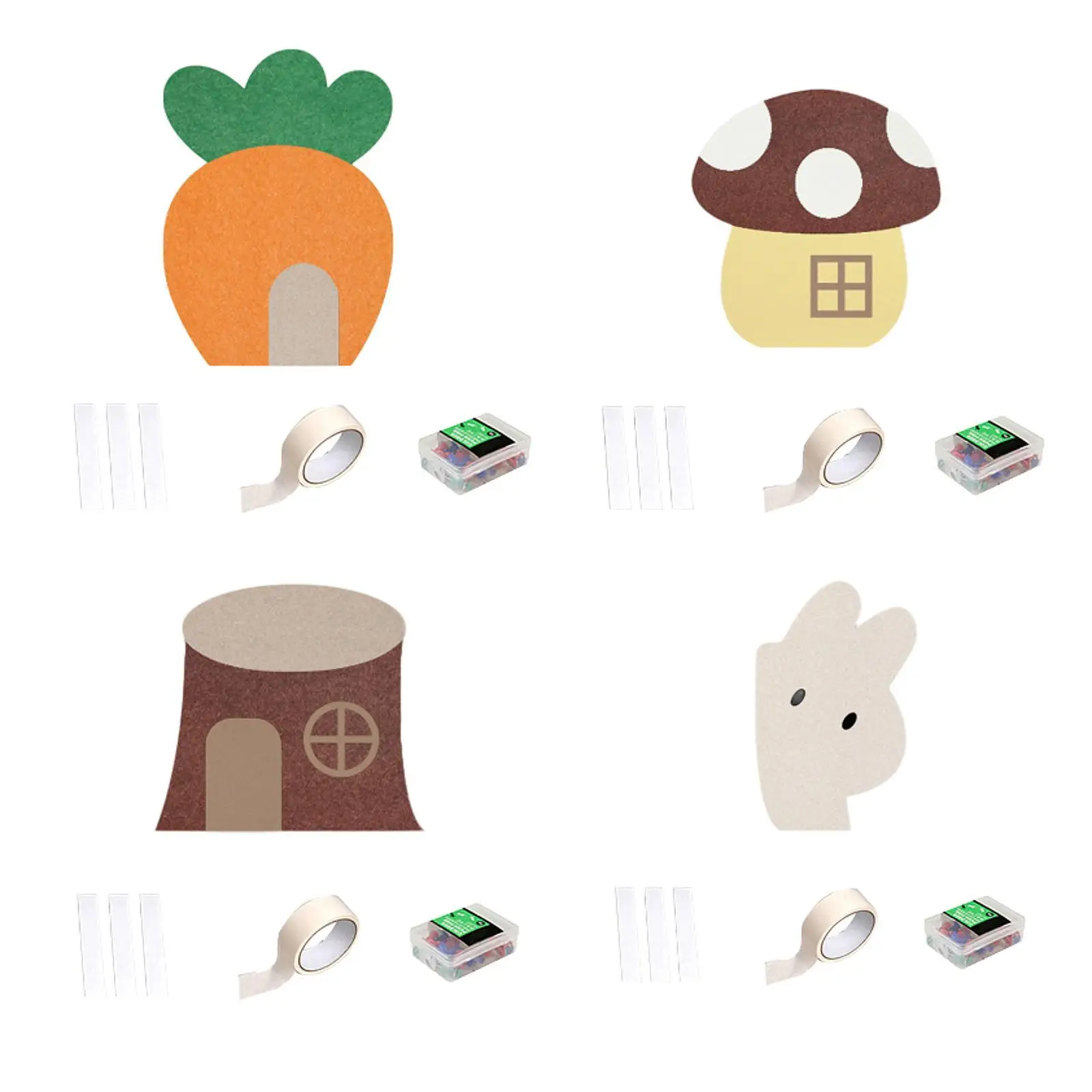 写真を表示するためのポータブルフェルトフォトボード厚いピンボード装飾ルーム