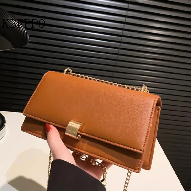 

Bags Women 2023 Brand New High-grade Texture Retro Simple French Wear-resistant Fashion Wear One Shoulder Messenger Ladies Bag