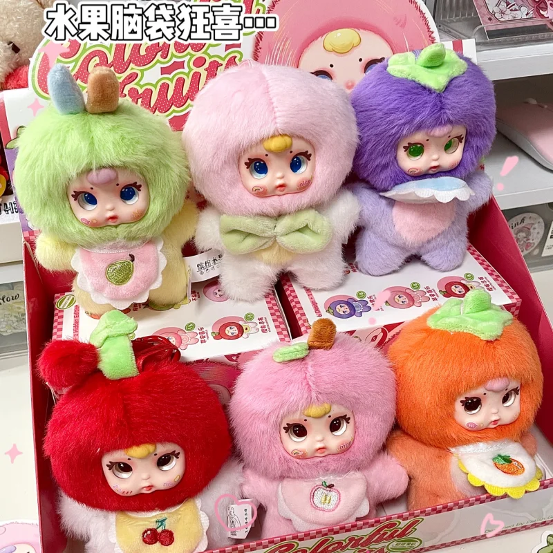 

Оригинальный Nommi V3 Fruit Family MM Milk Candy Colorful Fruit Series, плюшевая подвеска, слепая коробка, милая кукла, сумка, украшение, кулон, подарок