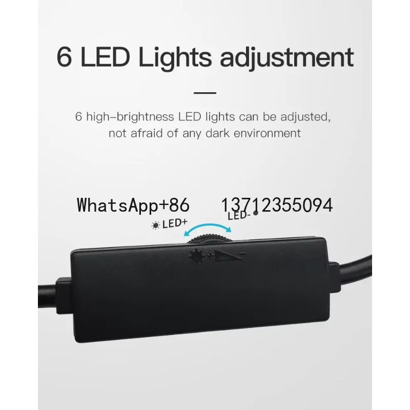 Y101 3 في 1 Micro-usb Usb و Type-c 8mm 10M كابل صلب منظار محمول USB Android المنظار