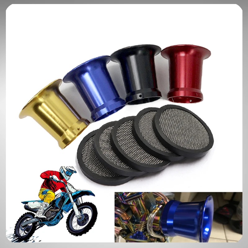 Motorcycle 50mm Air Filter Cup with Net Wind Cup For PWK 21 24 26 28 Carb Carburetor Intake Trumpet Motocross Parts