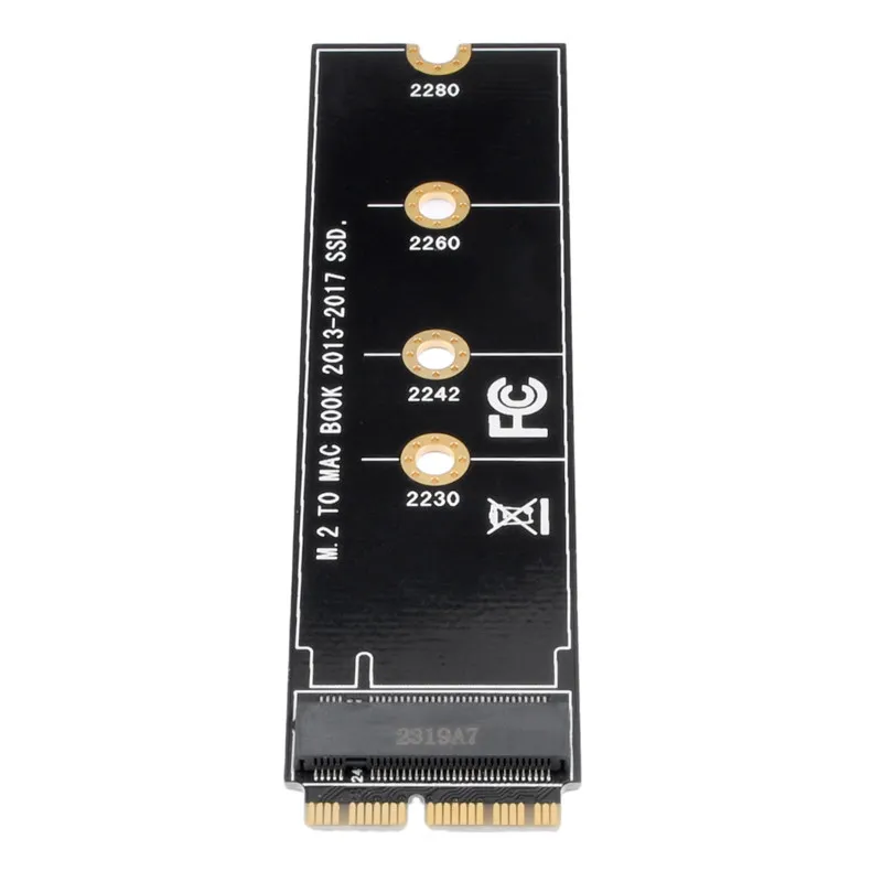 M.2 NVME protocol to 2013-2017, for Apple SSD adapter cards