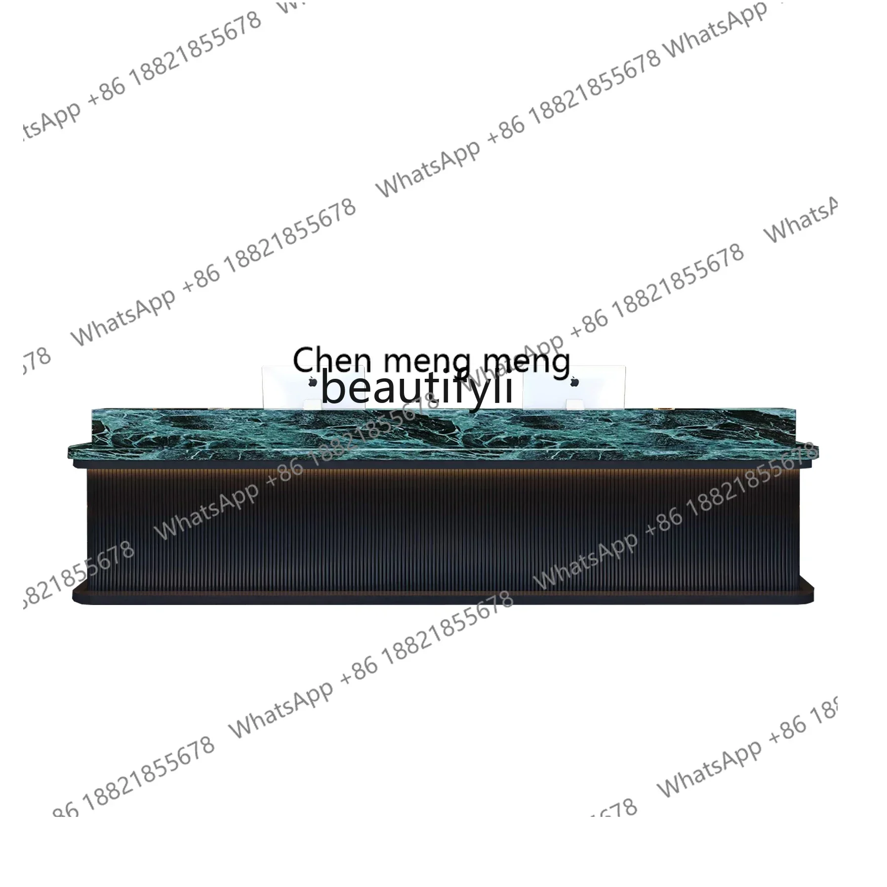 A182 C Modern hotel lobby reception desk gym sales office company, bath center checkout page customization