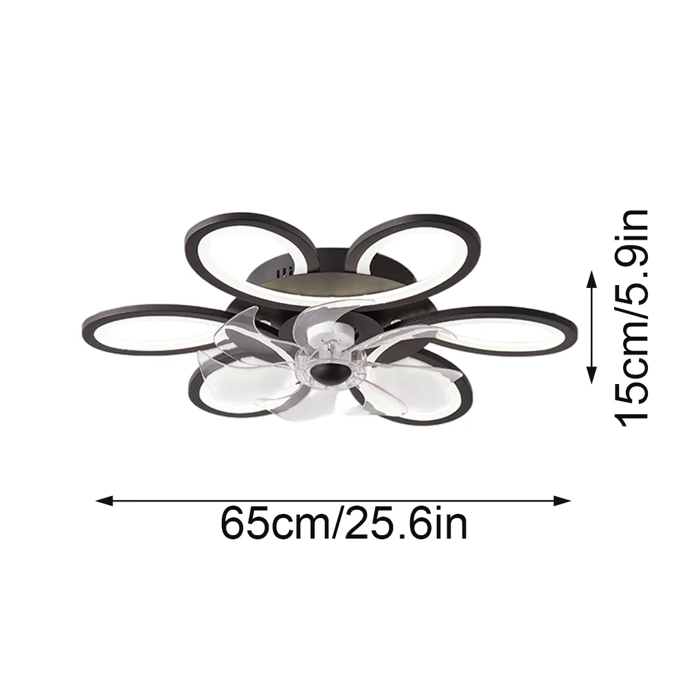 Fan light with a Chinese knot design, featuring stepless dimming, 6 fan speed settings, a timer function, and a reversible motor; ideal for use above a dining table, in a bedroom, or in a study