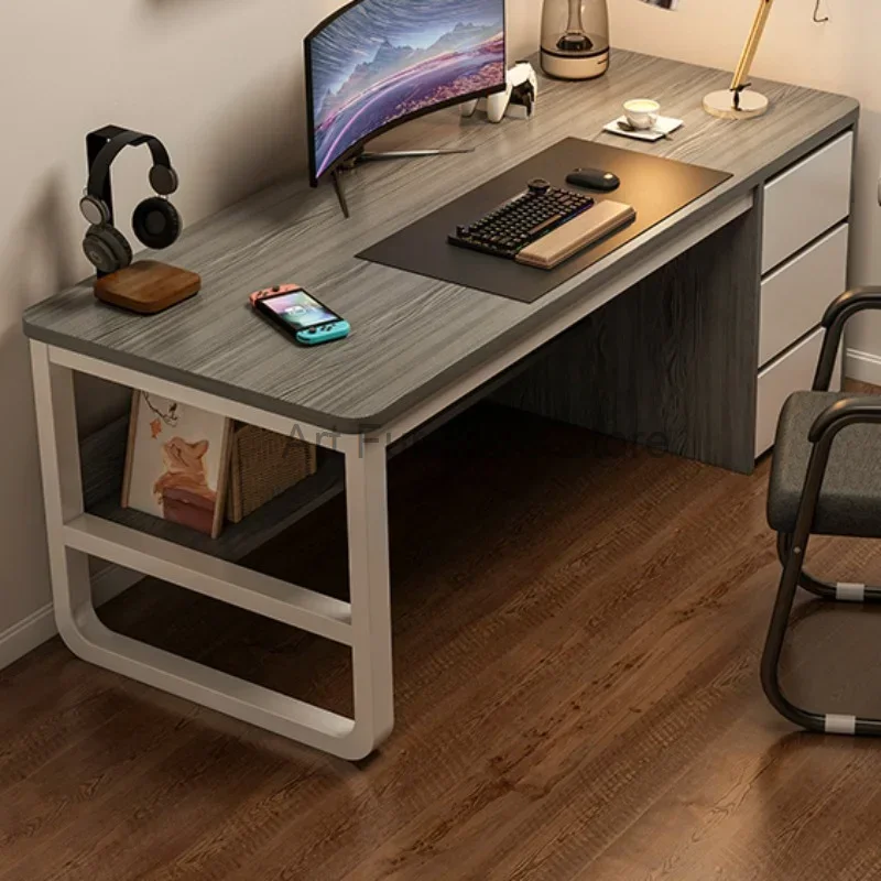 

Computer Table Office Desk Bedroom Workbench Simplicity Modern Office Desk Study Secretaire Bureaux Meuble Work Furniture QF50OD