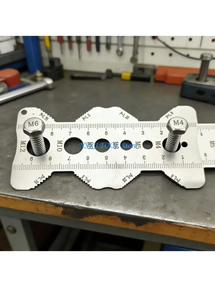 L8RC Professional Thread Measuring Device Combining Length Diameter Pitches Functions
