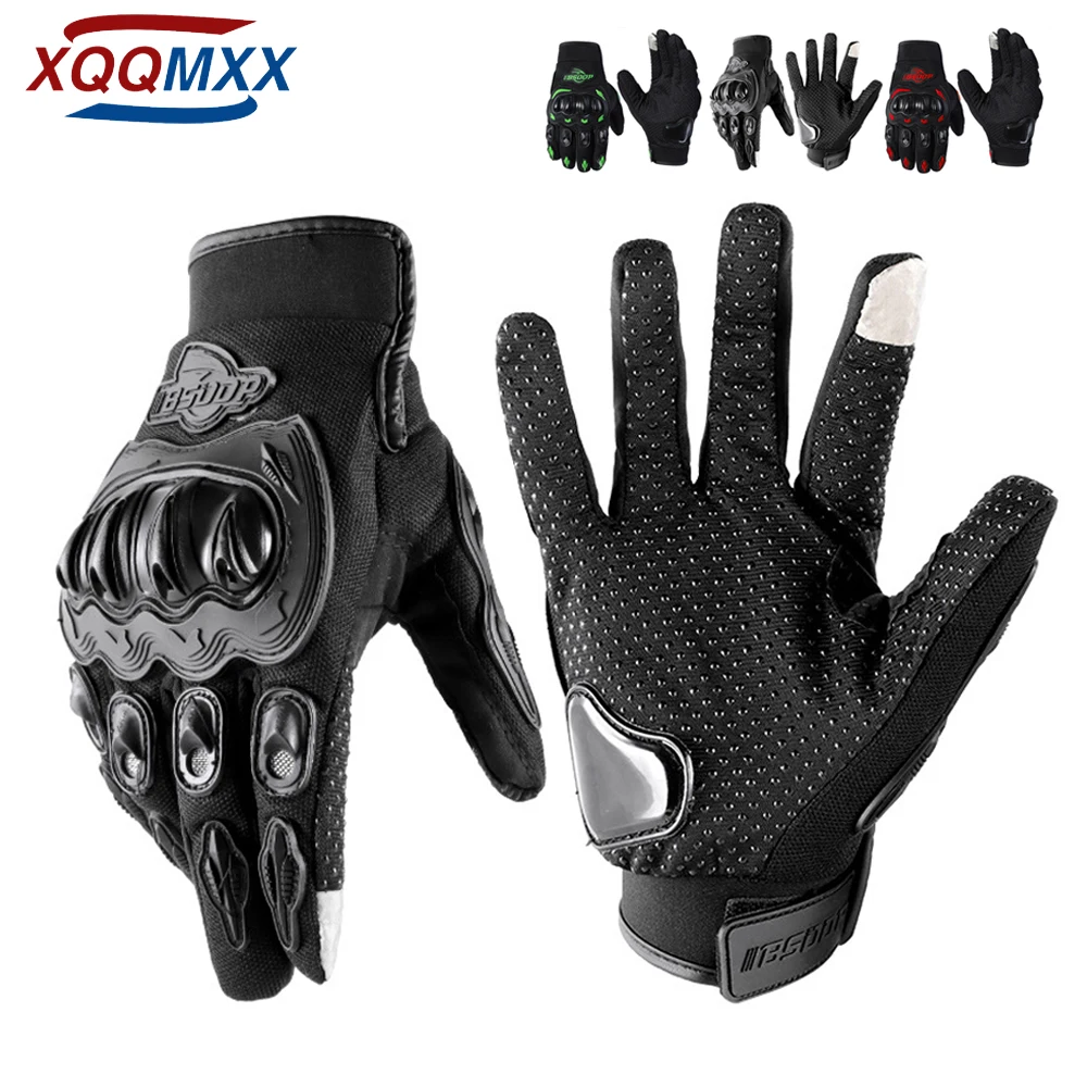 

1Pair Motorcycle Gloves, Touch Screen Summer Motorbike Dirt Bike Full Finger Gloves Road Racing, Cycling, Climbing Motocross