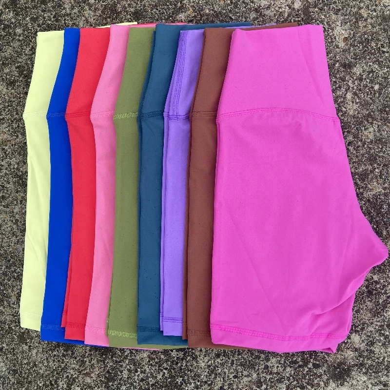 

Yoga Shorts Women Short Leggings With Pocket Gym Sports Shorts Workout High Waist Fitness Short Pants Running Cycling Sportswear