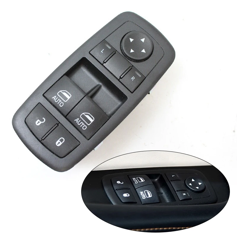 

Front Left Master Power Window Switch 68183752AE 68183752AB 68183752AC For DODGE CHALLENGER 2015 2016 2017 2018 2019 68183752AD