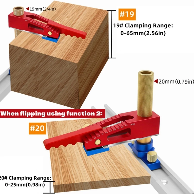 3 In 1 Fast Hold Down Clamp Woodworking Desktop Quick Acting Hold Down Clamp