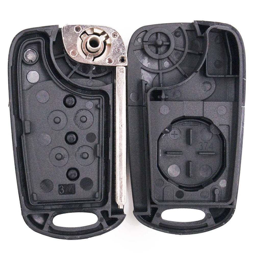 KEYECU-carcasa de llave remota con tapa de 3 botones, Fob para 2009, 2010, 2011, 2012, 2013, Kia Ceed pro-ceed Venga