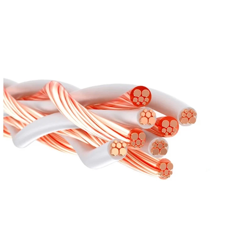 5M 4TC OCC Copper Wire Cable for HIFI Audio Speaker Amplifier Turntable CD Player 8 Strands