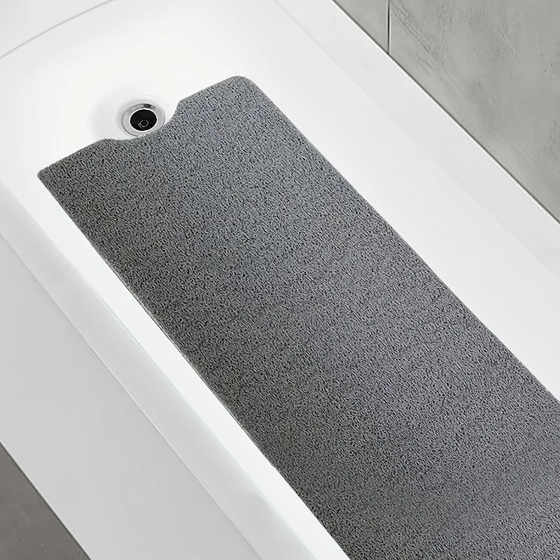 

1pc Shower Room Bathroom Floor Mat Special for Bathing Toilet Kitchen Floor Mat Anti-slip Modern and Simple Polyester Fiber