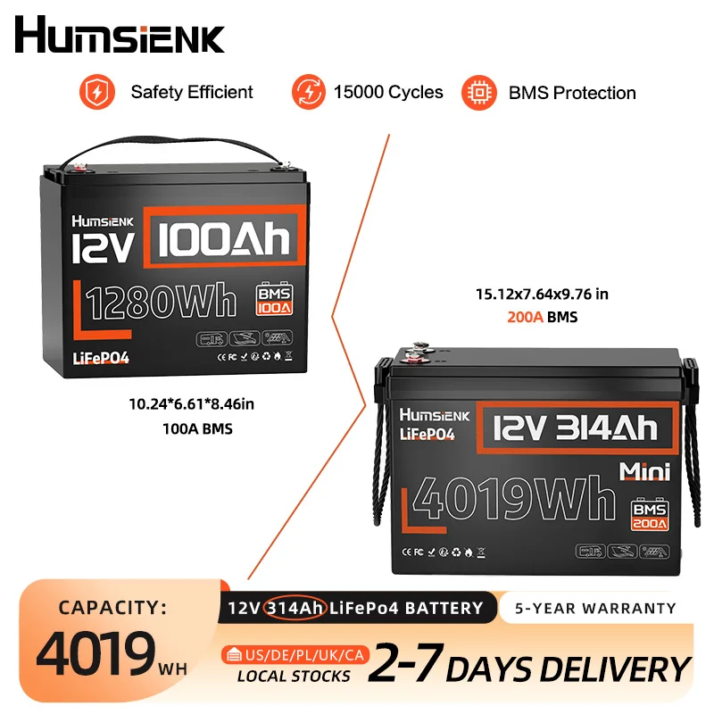 Humsienk Lifepo4 12…