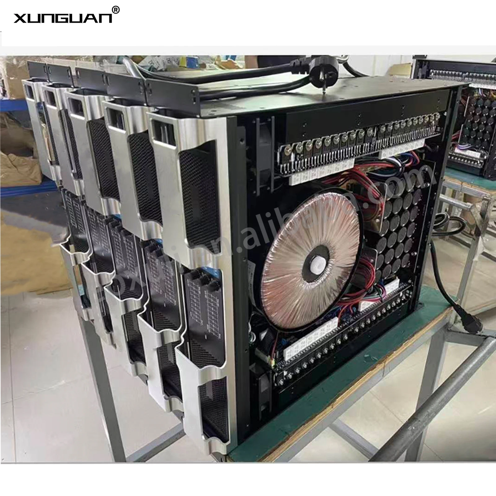 MX4100 2U 4*1000W 80 Transistor 24 Capacitor High Quality Power Amplifier Fully Copper Transformer Professional Stage Equipment