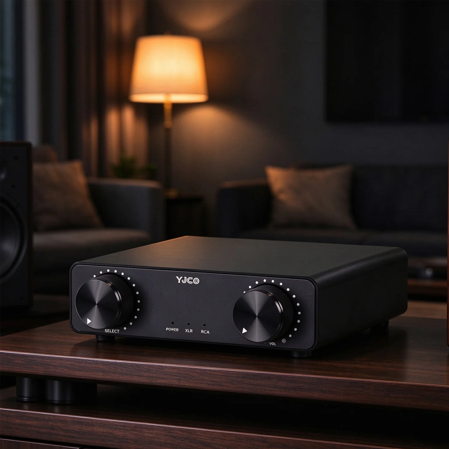YJCO TPA3255 HiFi Digital Power Amplifier 300W*2 Audiophile Balanced XLR RCA Input Stereo Audio Amp for Home Speakers DC24-48V