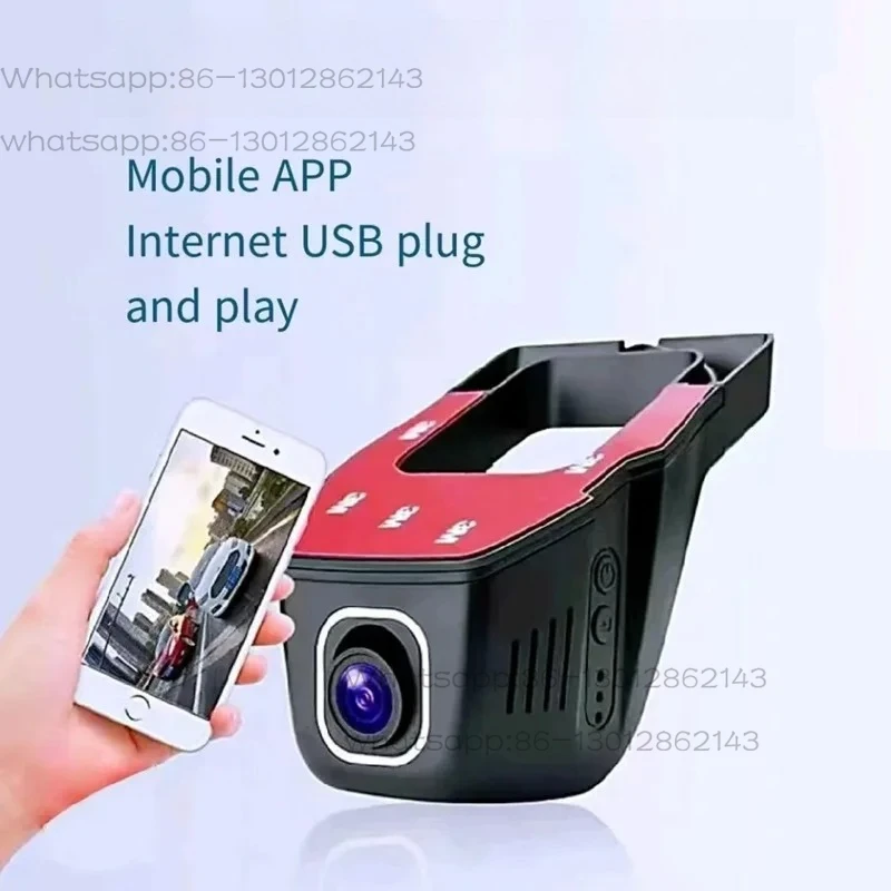 Ultra Clear Starlight Night Vision 4K Hidden Driving Recorder Mobile Phone Wifi Interconnection Car USB Free Cable