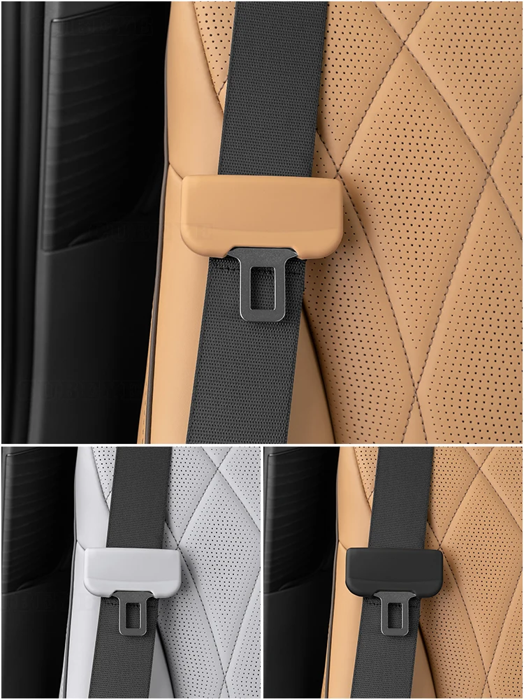 Car Seatbelt Buckle Cover Silicone Anti-scratch Protector Safety Belt Buckle Guard Car Accessories Interior