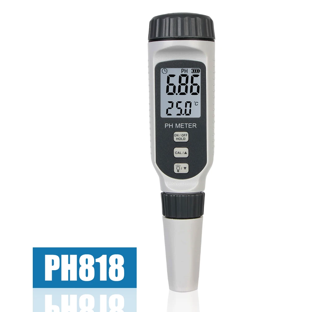 

Measuring pH818 Acidity Meter pH818 Pen Type Water Quality Tester Portable Professional pH Meter Acidometer for Aquarium