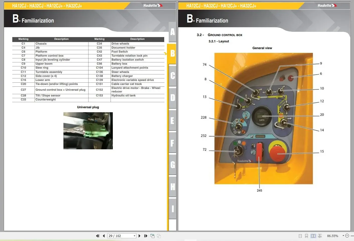 

Рабочие платформы Haulotte PDF 7,27 ГБ Обновленное обслуживание, обслуживание и операции 2022. Руководство по эксплуатации и руководство по запасных часам. DVD.