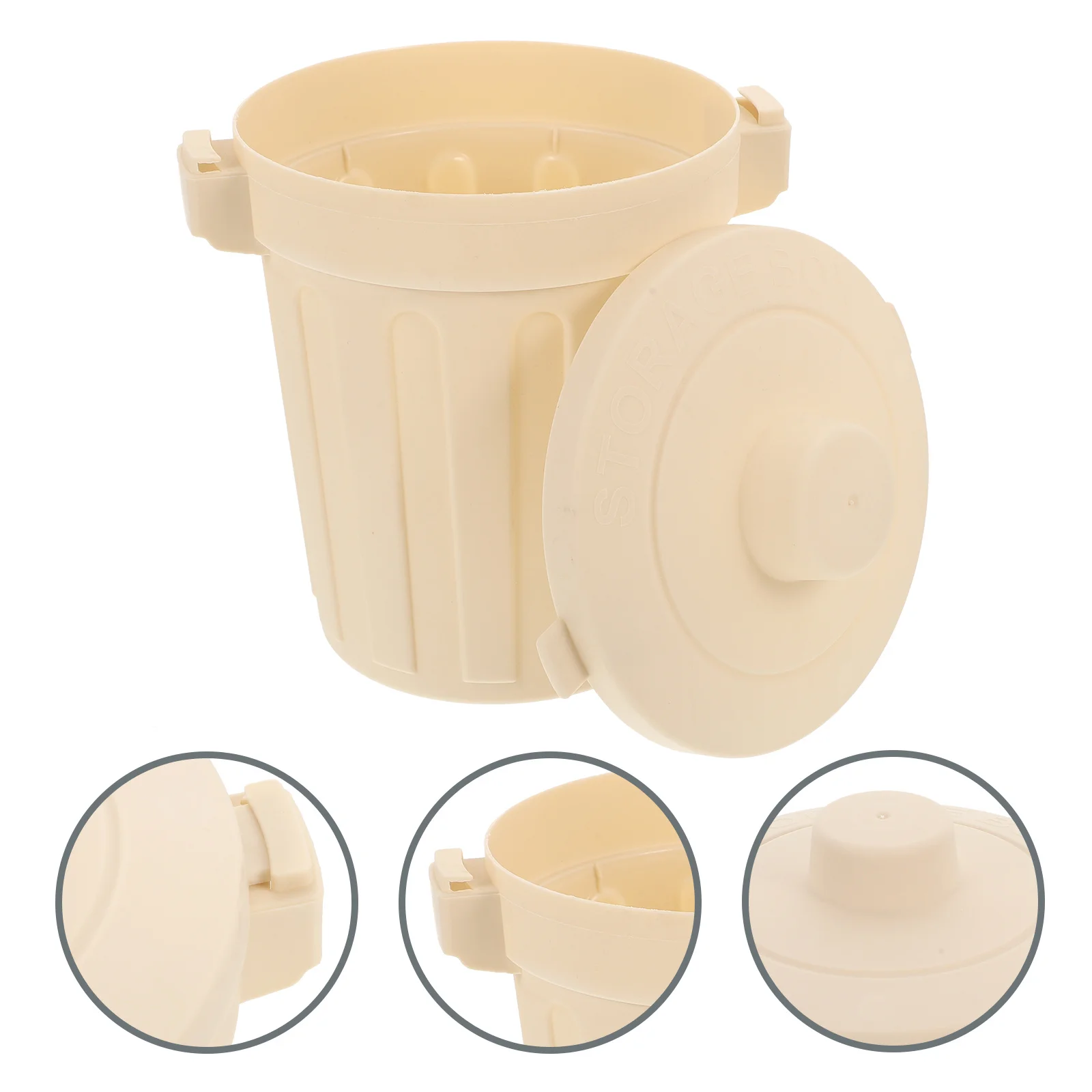 سطح المكتب سلة المهملات سلة المهملات البلاستيكية سعة كبيرة لمكتب غرفة نوم القرطاسية حامل القلم قلم رصاص المنظم فرشاة للمكياج