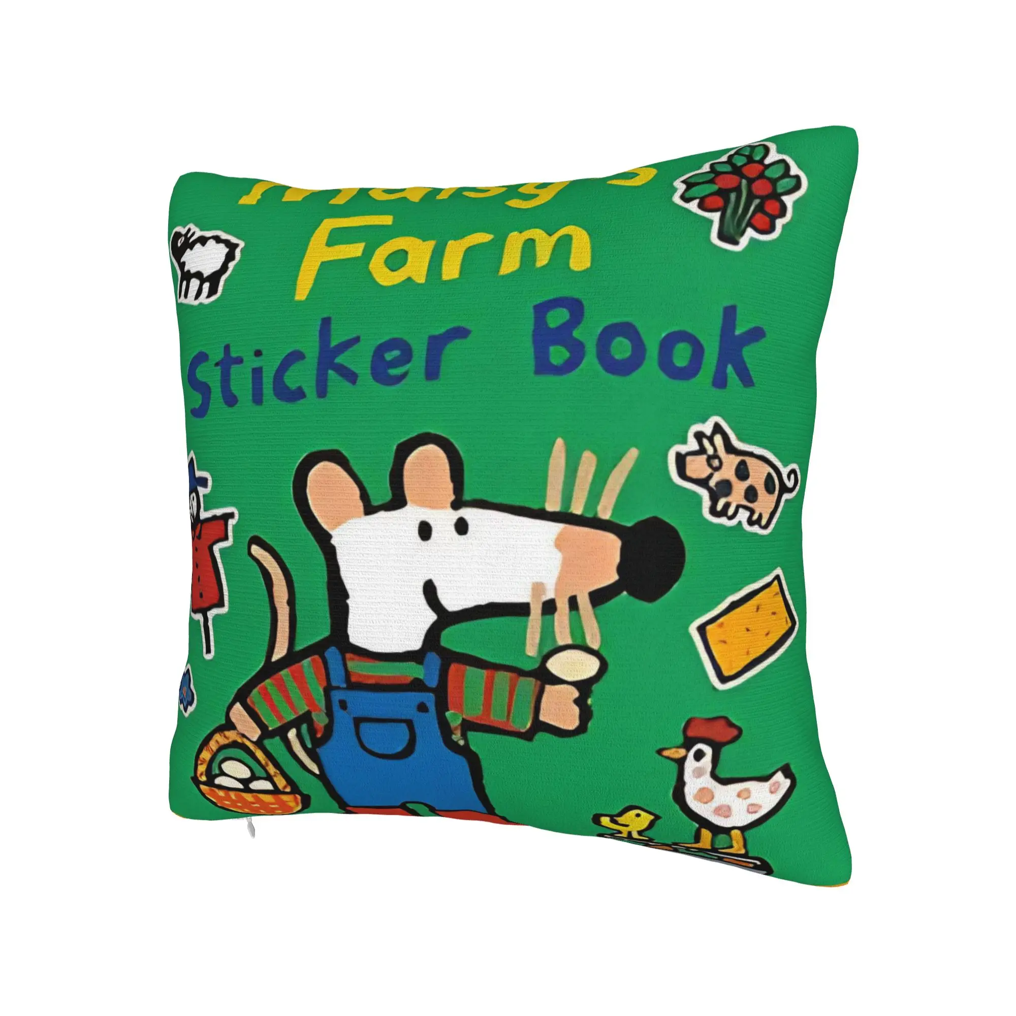 Maisy Mouse Pillowcase Merchandise Printing Cushion Cover Gift  Throw Pillow Case Cover Seat Multiple Sizes