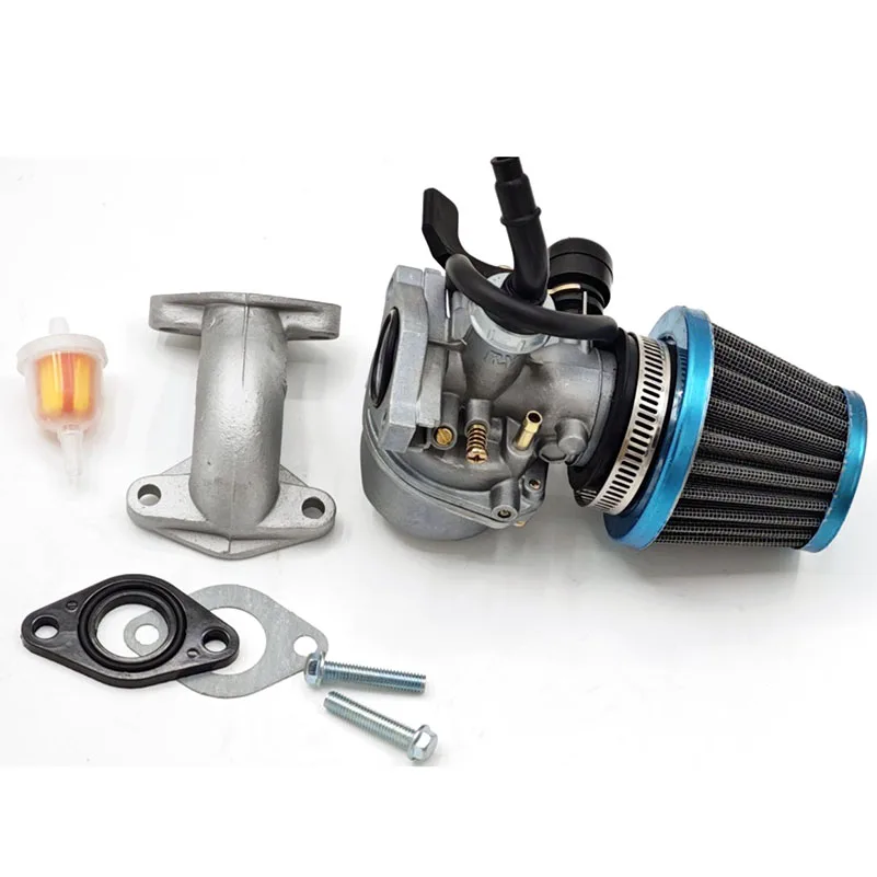 The New Universal Carburetor PZ19 19mm with Air Filter Carburetor for 70 90 110 125cc ATV Quad 4 Wheeler Dirt Bike Motorbike 