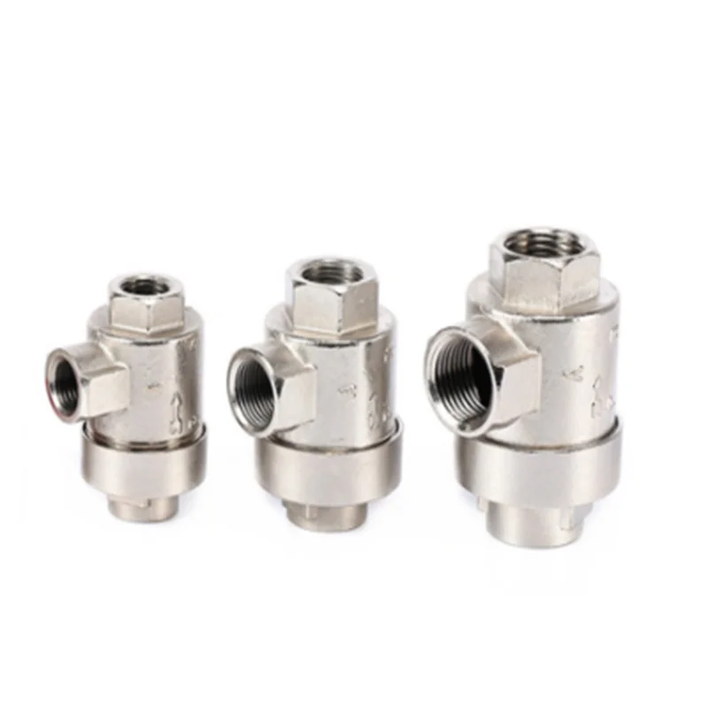 

Pneumatic one way brass gas air Quick exhaust valve BQE-01/02/03/04 thread 1/8" 1/4" 3/8" 1/2" BSP air pipe valve