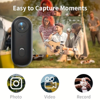 Mini Sports Camera 4K HD Action Bodycam 1080P Small WiFi Wireless Magnetic POV Cam Waterproof Vlog Video Helmet Moto Driving