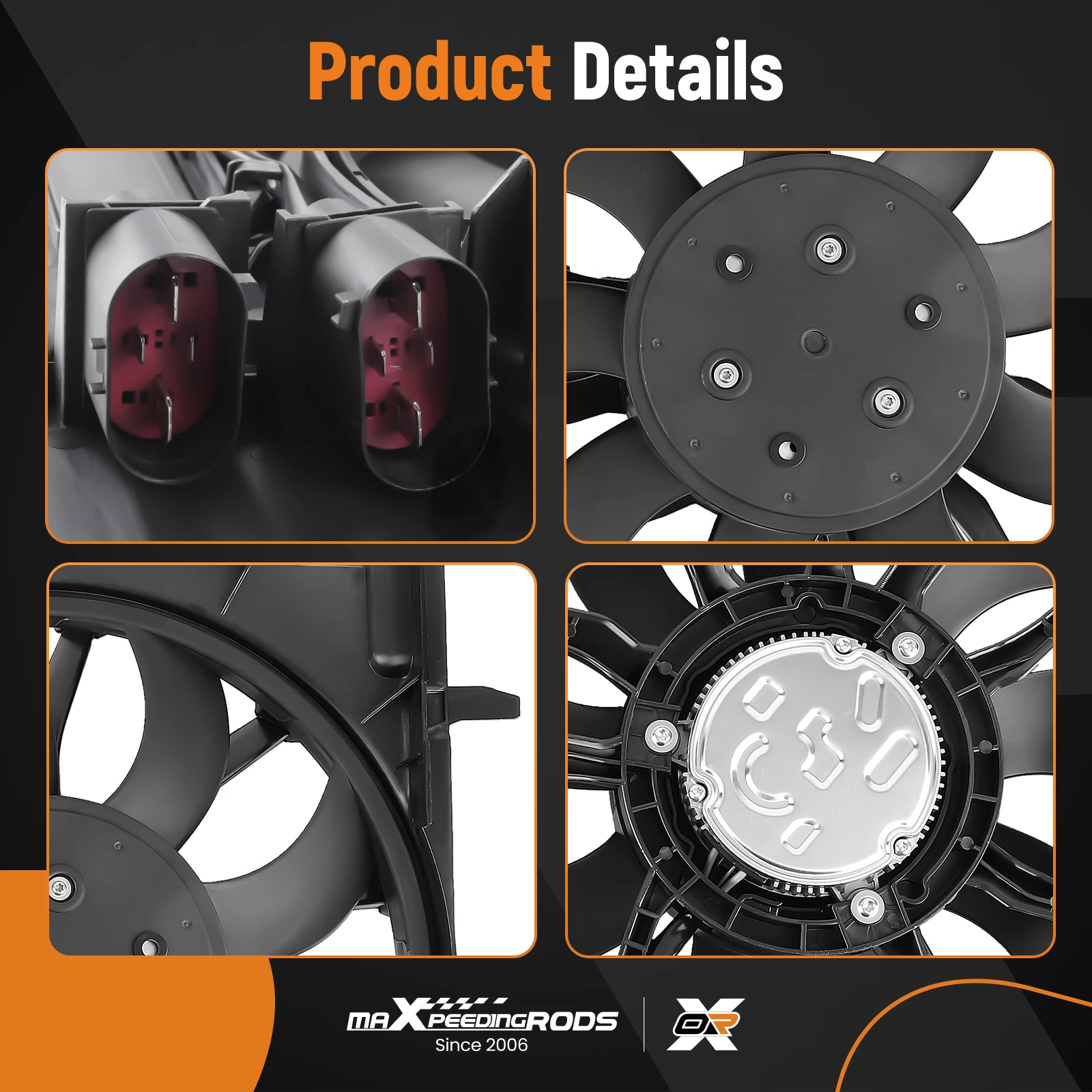 Conjunto de motor del ventilador de refrigeración del radiador para Audi A6 A7 4G 3,0 4,0 TFSI 2012-2016 2017 nuevo 4H 0959455 T 4H 0959455 AA