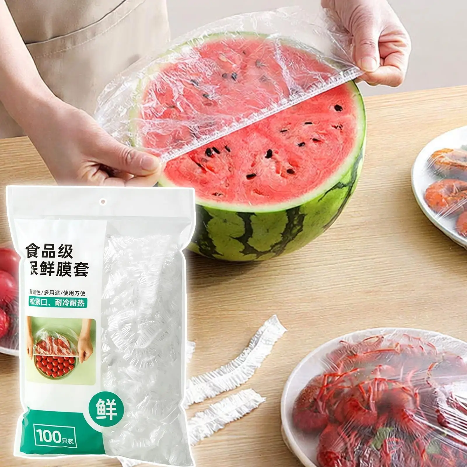 Reusable Elastic Bowl Covers Airtight Stretchable Food Lid For Sourdough Fruit Dough Leftovers, Home Meal Prep Baking