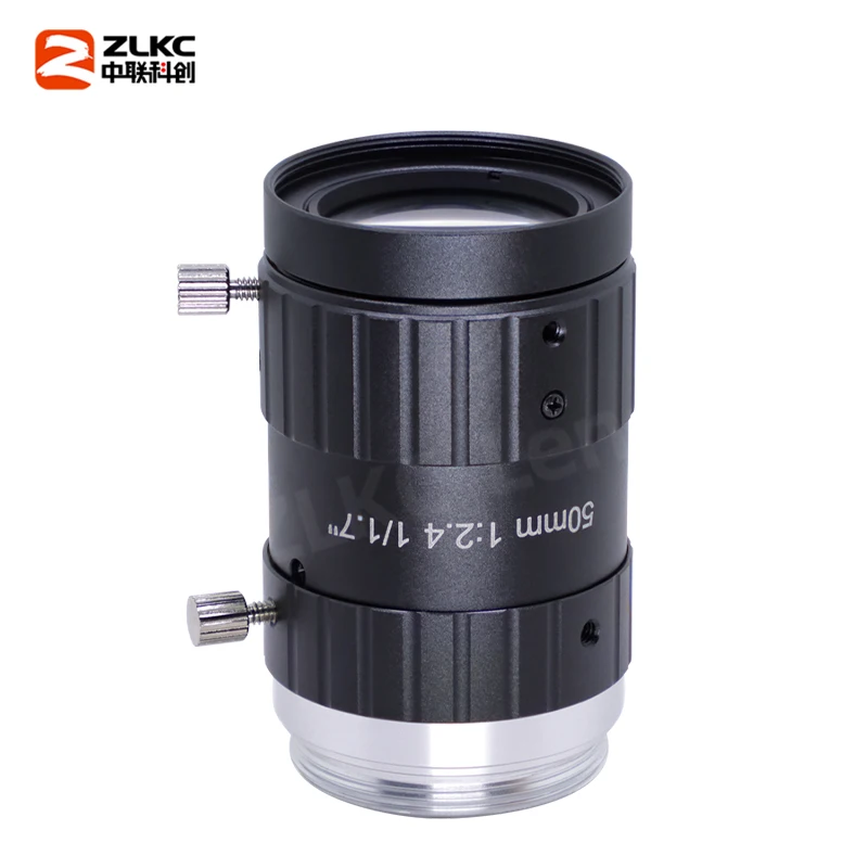 12MP Lens 1/1.7‘’ C Mount 50mm Prime Lens F2.4 for CCTV Camera CMOS 12Megapixel High Resolution FA Industrial Cameras